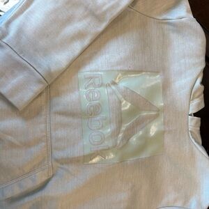 Reebok Light Gray Logo Sweatshirt